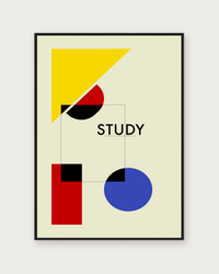 Study wood black