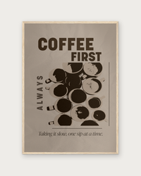 Coffee wood natural