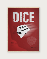 Dice wood natural